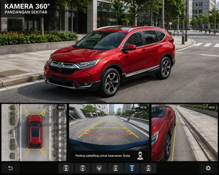 kamera 360 honda cr-v