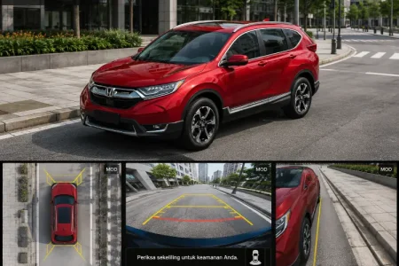 kamera 360 honda cr-v